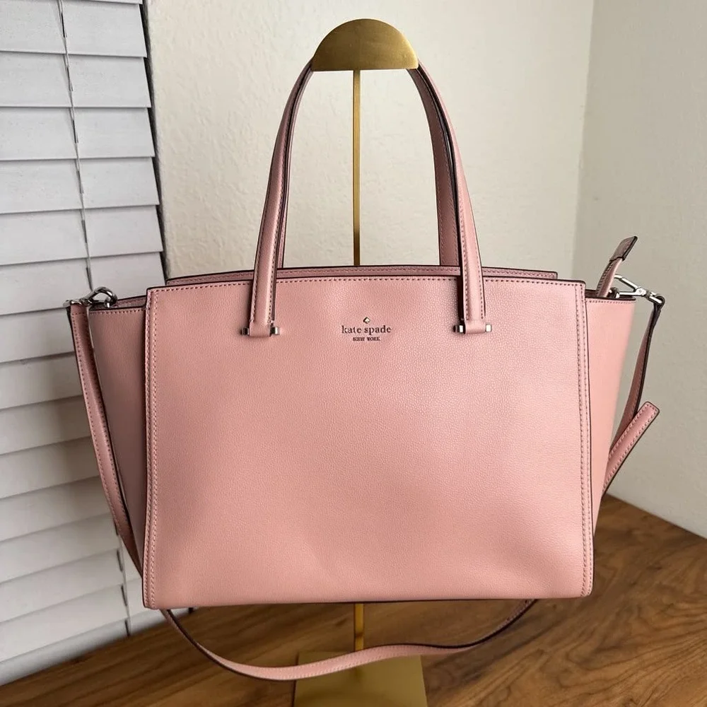 Kate Spade Patterson Drive Geraldine Satchel Pink Leather Bag